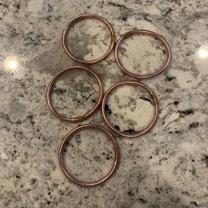 Budhagirl All Weather Bangles Rose Gold Small